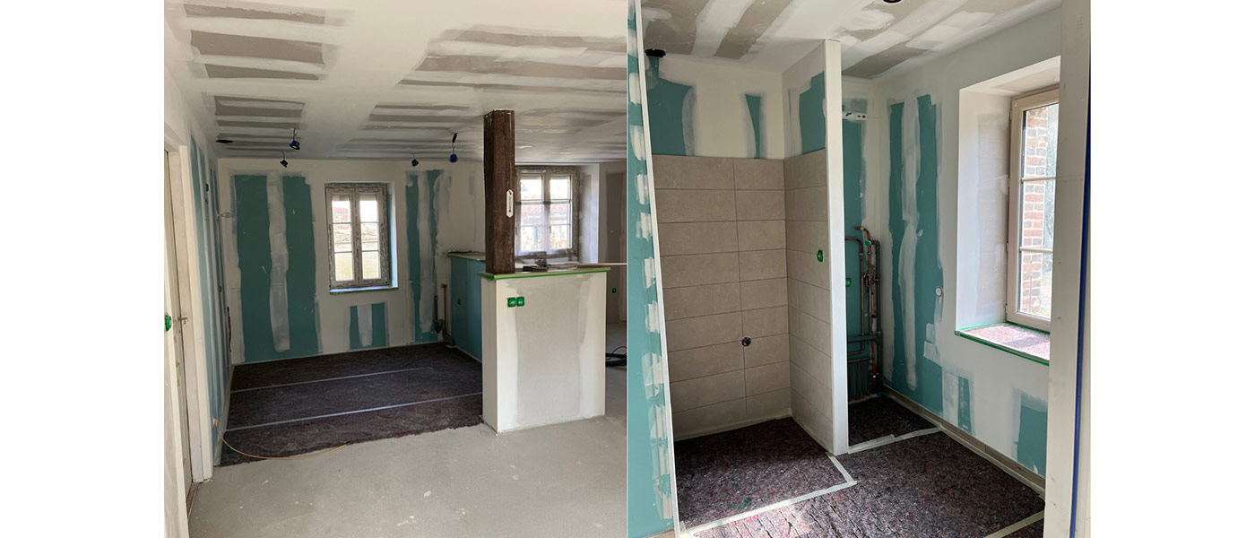 Travaux de rénovation plafond